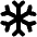 Snowflake Bold Icon from Phosphor Bold Set