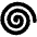 Spiral Bold Icon from Phosphor Bold Set