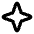 Star Four Bold Icon from Phosphor Bold Set