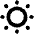 Sun Dim Bold Icon from Phosphor Bold Set