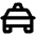 Taxi Bold Icon from Phosphor Bold Set