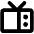 Television Bold Icon from Phosphor Bold Set | Free Download as SVG Vector and Transparent PNG | Streamline icons