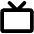 Television Simple Bold Icon from Phosphor Bold Set