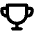 Trophy Bold Icon from Phosphor Bold Set