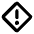 Warning Diamond Bold Icon from Phosphor Bold Set