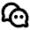 Wechat Logo Bold icon - Free transparent PNG, SVG. No sign up needed.