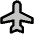 Airplane Duotone Icon from Phosphor Duotone Set