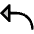 Arrow Bend Up Left Duotone Icon from Phosphor Duotone Set