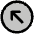 Arrow Circle Up Left Duotone Icon from Phosphor Duotone Set