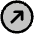 Arrow Circle Up Right Duotone Icon from Phosphor Duotone Set
