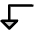 Arrow Elbow Left Down Duotone Icon from Phosphor Duotone Set