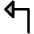 Arrow Elbow Up Left Duotone Icon from Phosphor Duotone Set