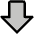 Arrow Fat Down Duotone Icon from Phosphor Duotone Set