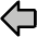 Arrow Fat Left Duotone Icon from Phosphor Duotone Set