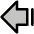 Arrow Fat Line Left Duotone Icon from Phosphor Duotone Set
