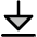 Arrow Line Down Duotone Icon from Phosphor Duotone Set