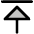 Arrow Line Up Duotone Icon from Phosphor Duotone Set