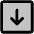 Arrow Square Down Duotone Icon from Phosphor Duotone Set