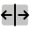 Arrows Out Line Horizontal Duotone Icon from Phosphor Duotone Set