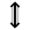 Arrows Vertical Duotone Icon from Phosphor Duotone Set