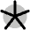 Asterisk Simple Duotone Icon from Phosphor Duotone Set