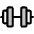Barbell Duotone Icon from Phosphor Duotone Set