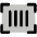 Barcode Duotone Icon from Phosphor Duotone Set