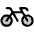 Bicycle Duotone Icon from Phosphor Duotone Set