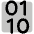Binary Duotone Icon from Phosphor Duotone Set