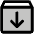 Box Arrow Down Duotone Icon from Phosphor Duotone Set