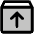 Box Arrow Up Duotone Icon from Phosphor Duotone Set