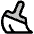 Broom Duotone Icon from Phosphor Duotone Set