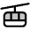 Cable Car Duotone Icon from Phosphor Duotone Set