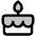 Cake Duotone Icon from Phosphor Duotone Set