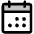 Calendar Dots Duotone Icon from Phosphor Duotone Set