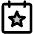 Calendar Star Duotone Icon from Phosphor Duotone Set