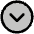 Caret Circle Down Duotone Icon from Phosphor Duotone Set