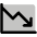 Chart Line Down Duotone Icon from Phosphor Duotone Set