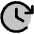 Clock Clockwise Duotone Icon from Phosphor Duotone Set