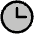 Clock Duotone Icon from Phosphor Duotone Set