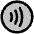 Contactless Payment Duotone Icon from Phosphor Duotone Set