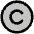 Copyright Duotone Icon from Phosphor Duotone Set