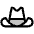 Cowboy Hat Duotone Icon from Phosphor Duotone Set