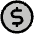 Currency Circle Dollar Duotone Icon from Phosphor Duotone Set