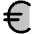 Currency Eur Duotone Icon from Phosphor Duotone Set