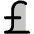 Currency Gbp Duotone Icon from Phosphor Duotone Set