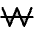 Currency Krw Duotone Icon from Phosphor Duotone Set