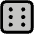 Dice Six Duotone Icon from Phosphor Duotone Set