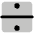 Divide Duotone Icon from Phosphor Duotone Set