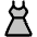 Dress Duotone Icon from Phosphor Duotone Set